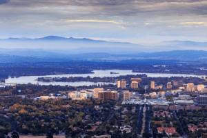 Canberra City in Autumn